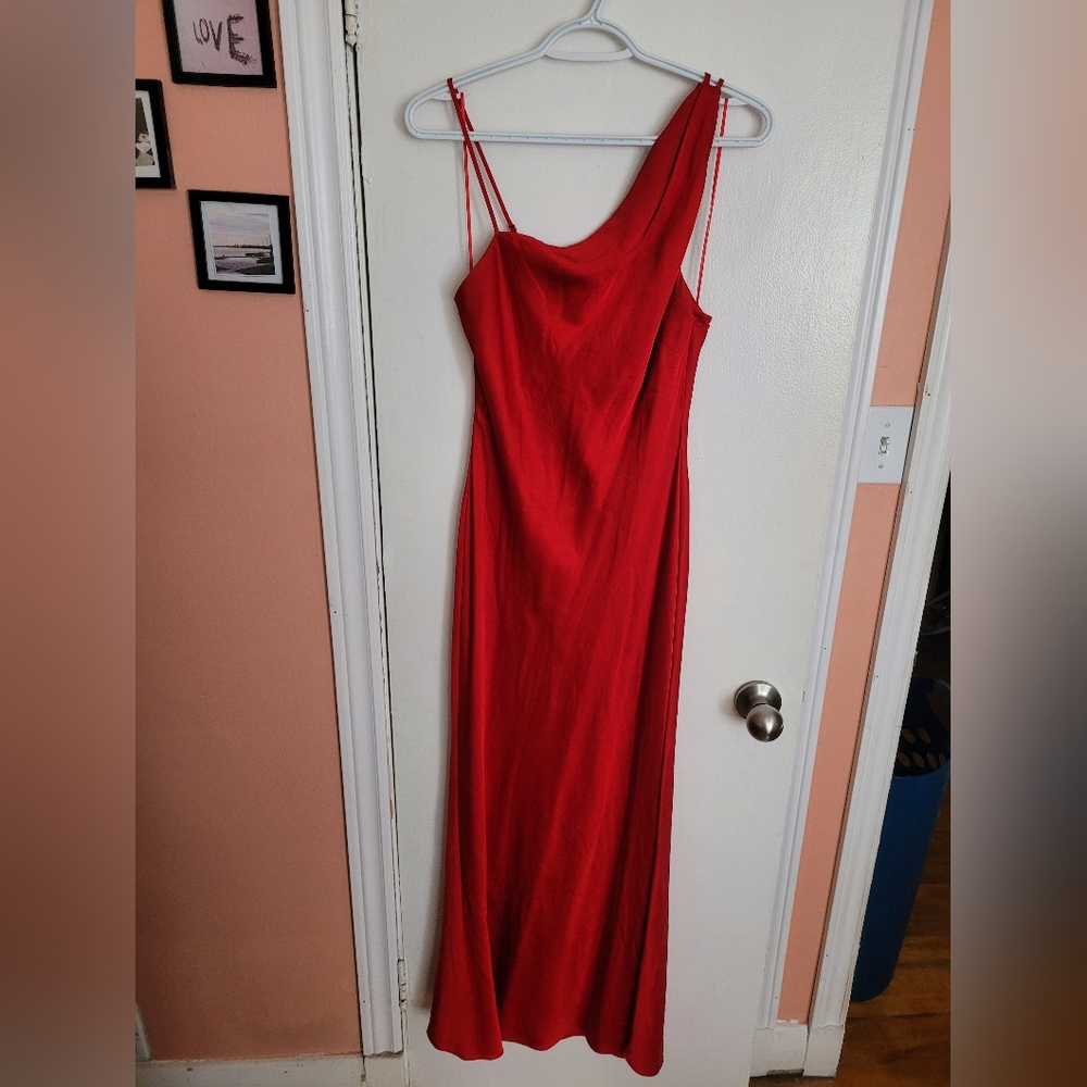 Silk gown
